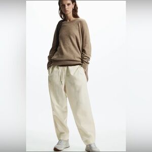 COS Barrel Leg Drawstring Pants